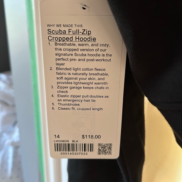 Lululemon Scuba full zip cropped hoodie - Picture 4 of 4